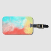 Tag der Farbe des Wassers Gepäckanhänger (Vorderseite (Horizontal))