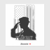 Tag der Flagge Aufkleber (Blatt)