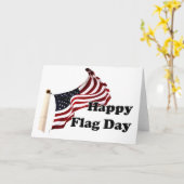 Tag der Flagge in den USA Karte (Gelbe Blume)