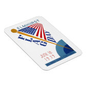 Tag der Flagge Magnet (Rechte Seite)