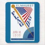 Tag der Flagge Mousepad (Vorne)