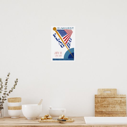 Tag der Flagge Poster (Küche)