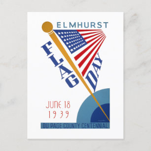 Tag der Flagge Postkarte