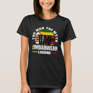 Tag der Flaggenflaggen Simbabwes T-Shirt