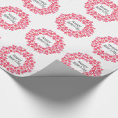 Tag der floralen glücklichen Mütter Geschenkpapier (Ecke)