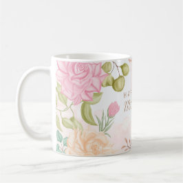 Tag der floralen glücklichen Mütter Kaffeetasse