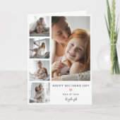 Tag der Fotocollage Mütter Karte (Vorderseite)