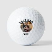Tag der Fotos der besten Vater personalisierbar Golfball (Vorderseite)
