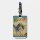 Tag der französischen Postkarte Gepäckanhänger (Rückseite vertikal)