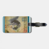 Tag der französischen Postkarte Gepäckanhänger (Rückseite horizontal)