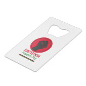 Tag der Freiheit im Jüdischen Raum Geldbeutel Flaschenöffner (Rückseite Schrägansicht)