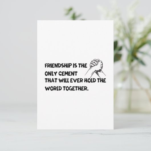 Tag der Freundschaft (Stehend Vorderseite)