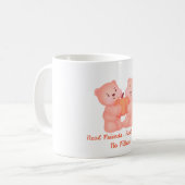 TAG DER FREUNDSCHAFT BESTER FREUND, LUSTIGE BÄREN KAFFEETASSE (Vorderseite Links)