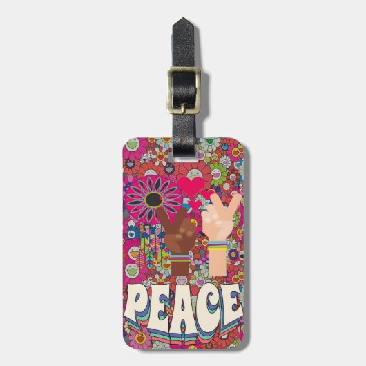 Tag der Friedenssicherung Gepäckanhänger (Vorderseite vertikal)