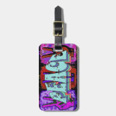 Tag der Friedenssicherung Gepäckanhänger (Vorderseite vertikal)