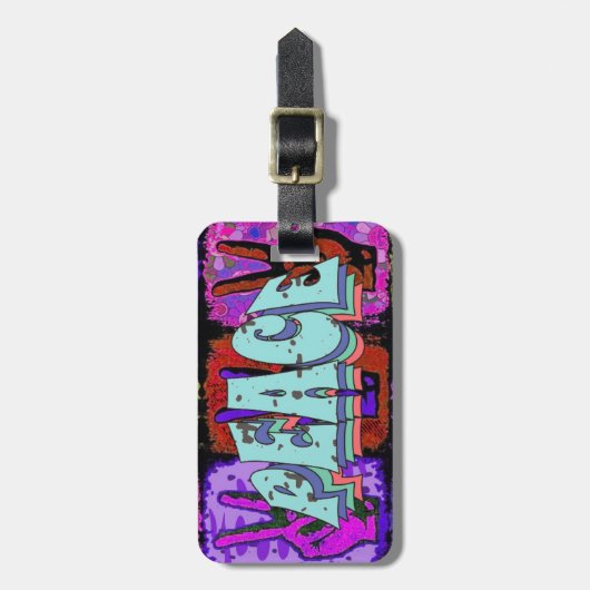 Tag der Friedenssicherung Gepäckanhänger (Vorderseite vertikal)