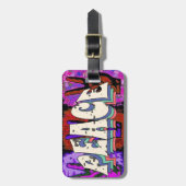 Tag der Friedenssicherung Gepäckanhänger (Vorderseite vertikal)