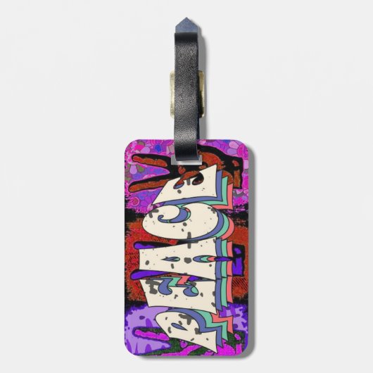 Tag der Friedenssicherung Gepäckanhänger (Rückseite vertikal)