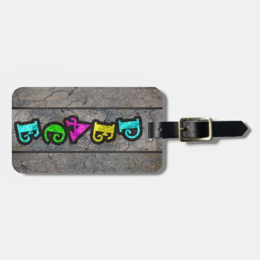 Tag der Friedenssicherung Gepäckanhänger (Vorderseite horizontal)