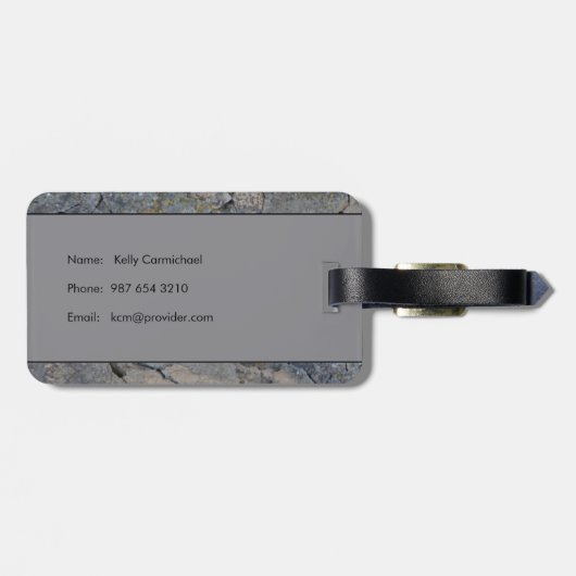 Tag der Friedenssicherung Gepäckanhänger (Rückseite horizontal)