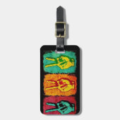 Tag der Friedenssicherung Gepäckanhänger (Vorderseite vertikal)