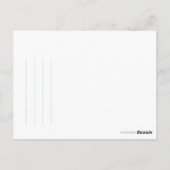 Tag der Friedenssicherung Postkarte (Rückseite)