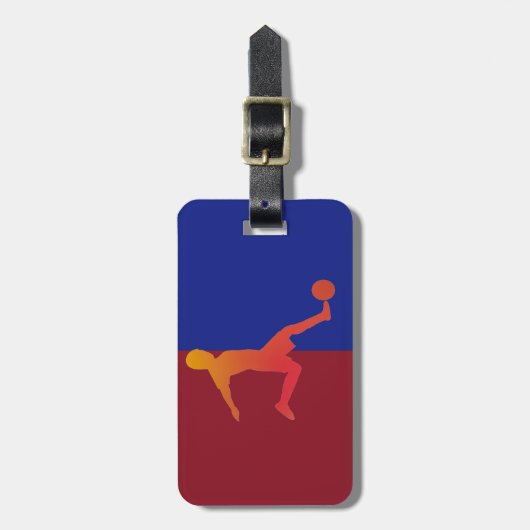 Tag der Fußballtasche Gepäckanhänger (Vorderseite vertikal)