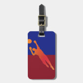 Tag der Fußballtasche Gepäckanhänger (Vorderseite vertikal)