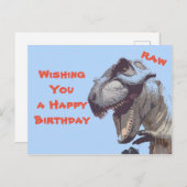 Tag der Geburt Postkarte (Vorne/Hinten)