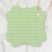 Tag der Gefälligkeit für internationale Frauen Geschenkanhänger (Rückseite)