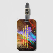 Tag der Gelben Drachenhöhle Gepäckanhänger (Vorderseite Vertikal)