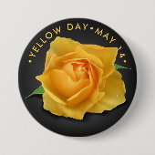 Tag der Gelben Rose Button (Vorderseite)