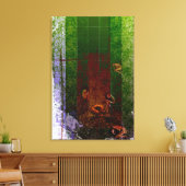 Tag der Genese 6: Mensch 2014 Leinwanddruck (Insitu (Wohnzimmer))