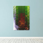 Tag der Genese 6: Mensch 2014 Leinwanddruck (Insitu (Holzboden))