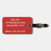 Tag der Gepäckausgabe Gepäckanhänger (Rückseite horizontal)