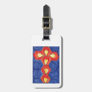 Tag der Gepäckmarke "Cross Motif" Gepäckanhänger