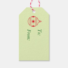 Tag der Geschenke - Rundbaumschmuck Geschenkanhänger