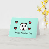 Tag der glücklichen Adoption Karte (Gelbe Blume)