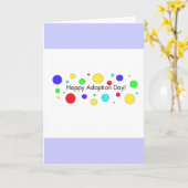 Tag der glücklichen Adoption Karte (Gelbe Blume)