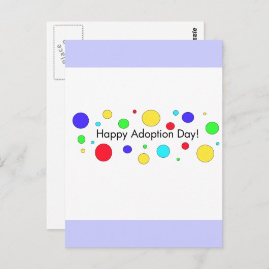 Tag der glücklichen Adoption Postkarte (Vorne/Hinten)