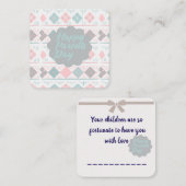 Tag der glücklichen Eltern Mitteilungskarte (Vorne/Hinten)