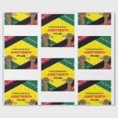 Tag der glücklichen Juniteentlichkeit Geschenkpapier (Flach)