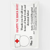 Tag der glücklichen Krankenschwestern Banner (Vertikal)