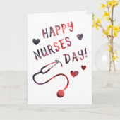 Tag der glücklichen Krankenschwestern BOKEH Karte (Gelbe Blume)