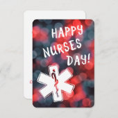 Tag der glücklichen Krankenschwestern Einladung (Vorne/Hinten)