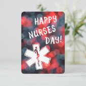 Tag der glücklichen Krankenschwestern Einladung (Stehend Vorderseite)