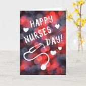 Tag der glücklichen Krankenschwestern Karte (Gelbe Blume)