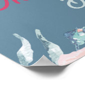 Tag der glücklichen Mütter 2025 Blume Poster (Ecke)