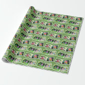 Tag der glücklichen Mütter - 4 Foto Collage Zigzag Geschenkpapier (Ungerollt)