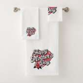 Tag der glücklichen Mütter Badhandtuch Set (Insitu)